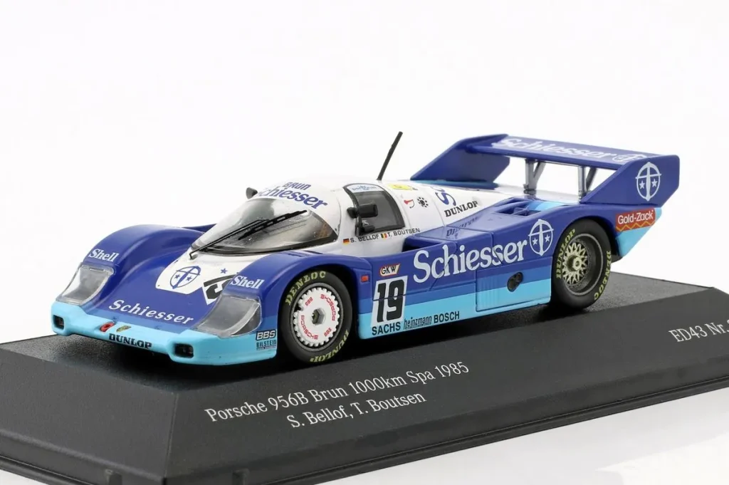 Model 1:43 Porsche 956 B #19 Stefan Bellof, Thierry Boutsen 1000km Spa year 1985 CMR