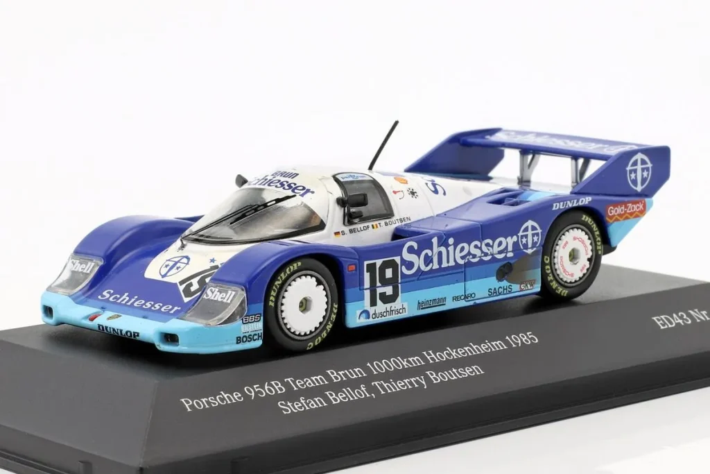 Model 1:43 Porsche 956B #19 Stefan Bellof, Thierry Boutsen 1000km Hockenheim year 1985 CMR