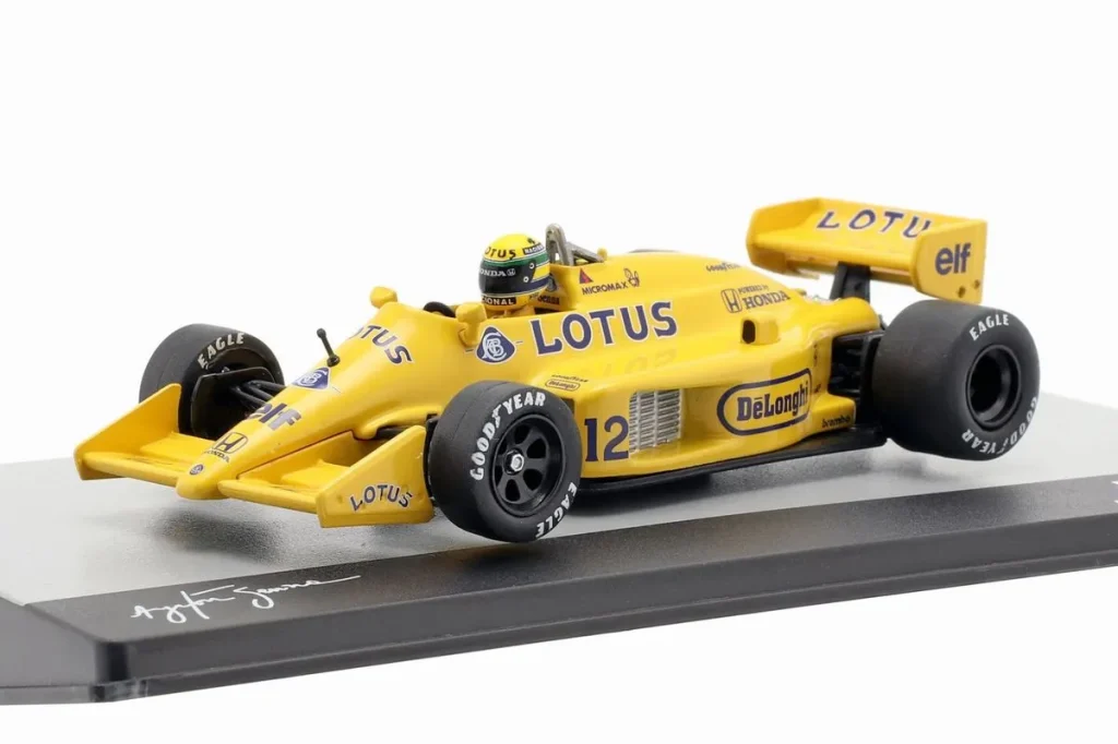 车型 1:43 Lotus 99T #12 Ayrton Senna 冠军 Monaco GP 一级方程式年 1987 Altaya