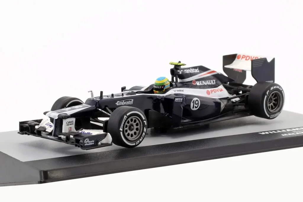 Model 1:43 Williams FW34 #19 Bruno Senna Formula One year 2012 Altaya
