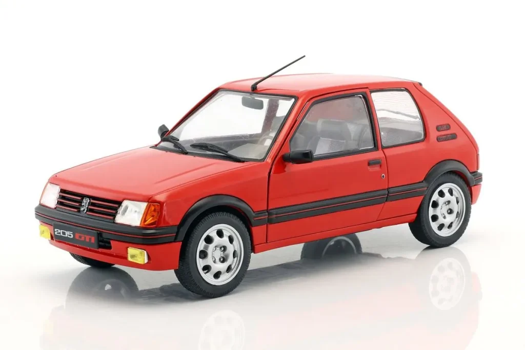 车型 1:18 Peugeot 205 GTI MK1 年 1988 红色 Solido