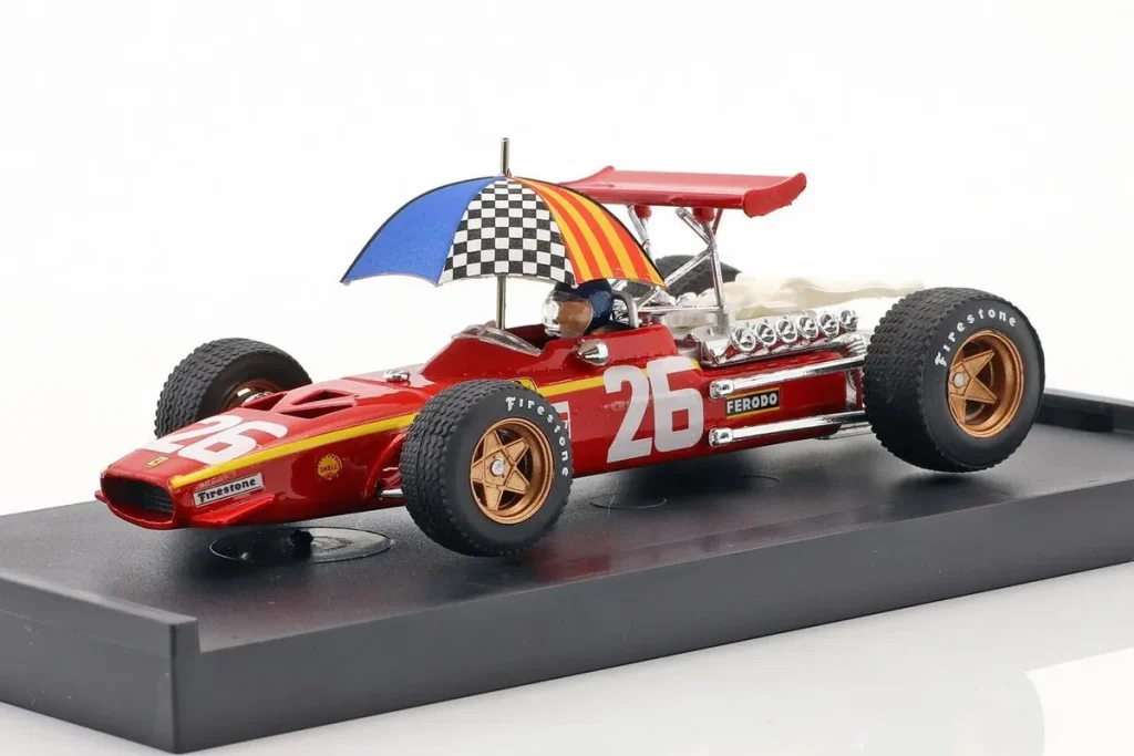 车型 1:43 Ferrari 312 F1 #26 Jacky Ickx 一级方程式年 1968 Brumm R171-CHU