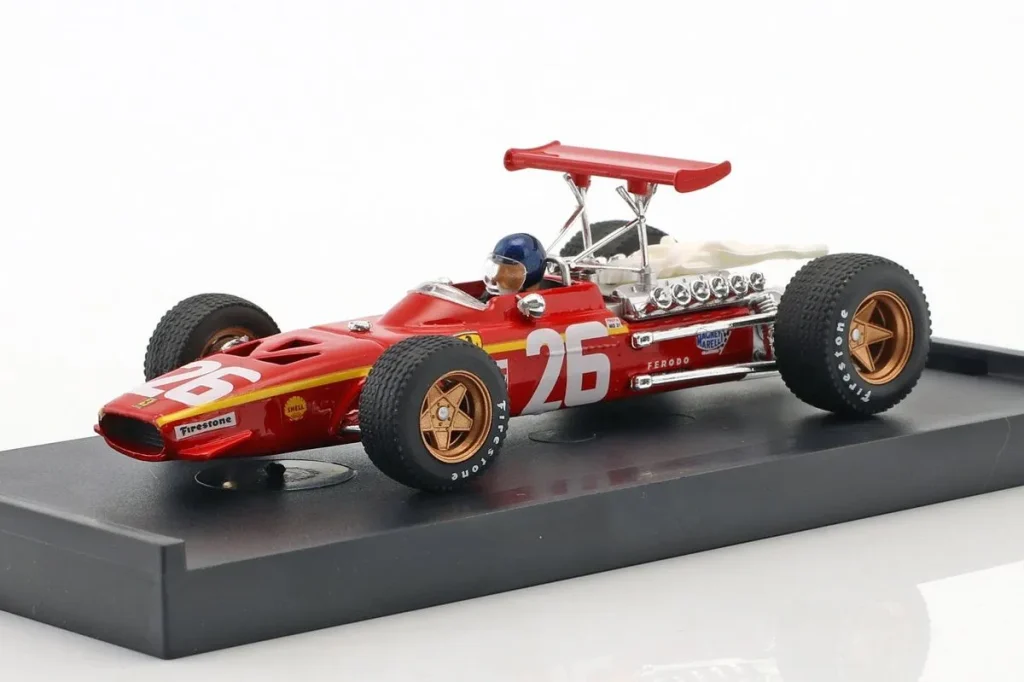 车型 1:43 Ferrari 312 F1 #26 Jacky Ickx 一级方程式年 1968 Brumm R171-CH