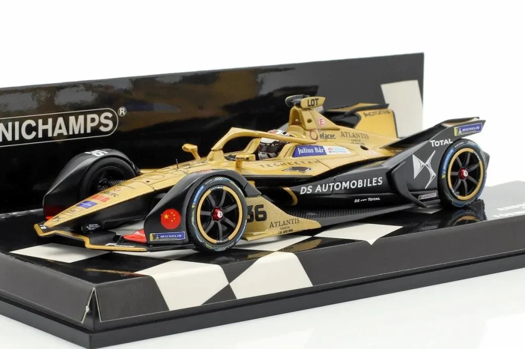 โมเดลรถ 1:43 DS E-Tense FE 19 #36 André Lotterer ฟอร์มูล่าอี ปี 2018 Minichamps