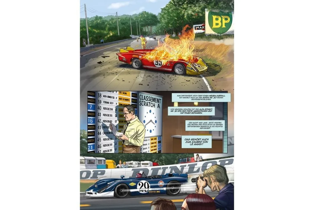 souvenir Comic: Und Steve McQueen erschuf LeMans (deutsch) / von Sandro Garbo