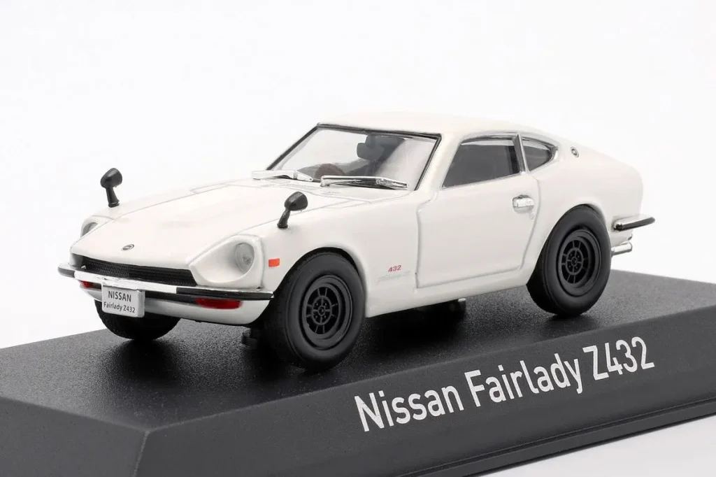 车型 1:43 Nissan Fairlady Z432 年 1969 白色 Norev
