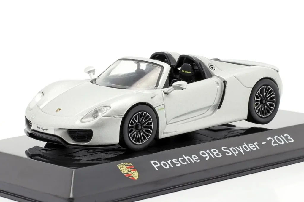 车型 1:43 Porsche 918 Spyder 年 2013 颜色 liquid 银 Altaya