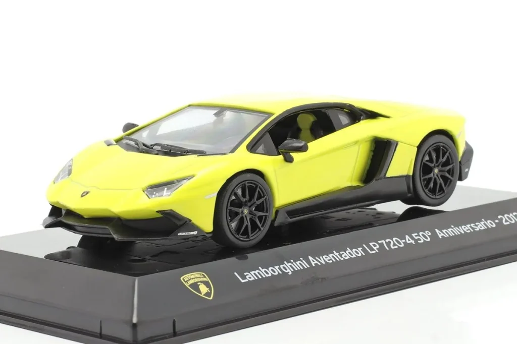车型 1:43 Lamborghini Aventador LP 720-4 50th Anniversary 年 2013 黄色 Altaya
