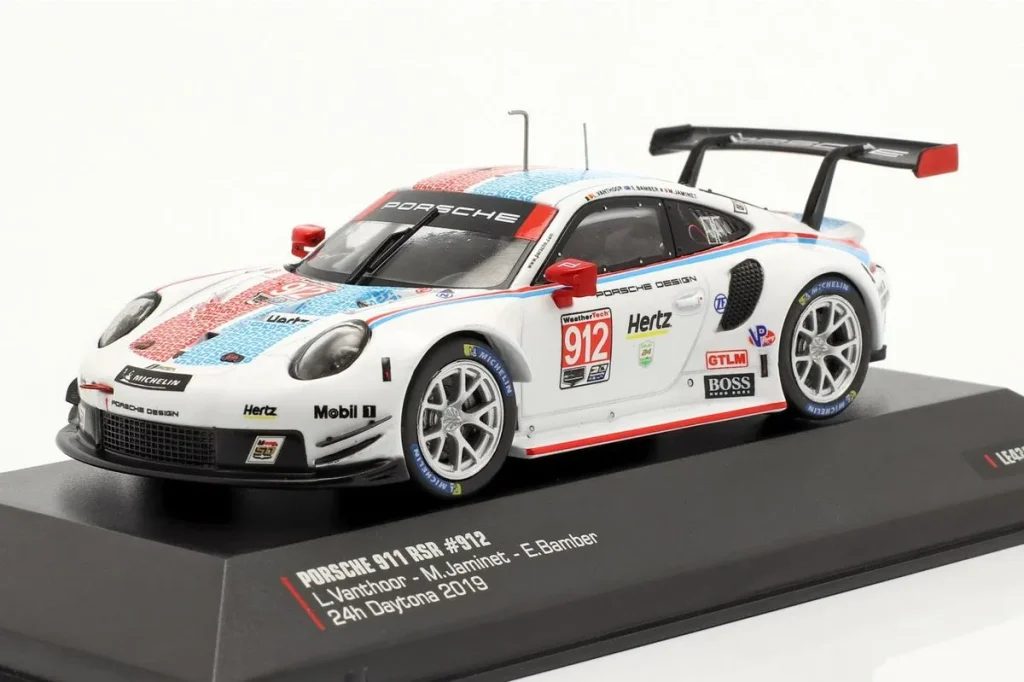 车型 1:43 Porsche 911 RSR #912 Earl Bamber, Mathieu Jaminet, Laurens Vanthoor 排名 3 GTLM-Klasse 24h Daytona 年 2019 Ixo