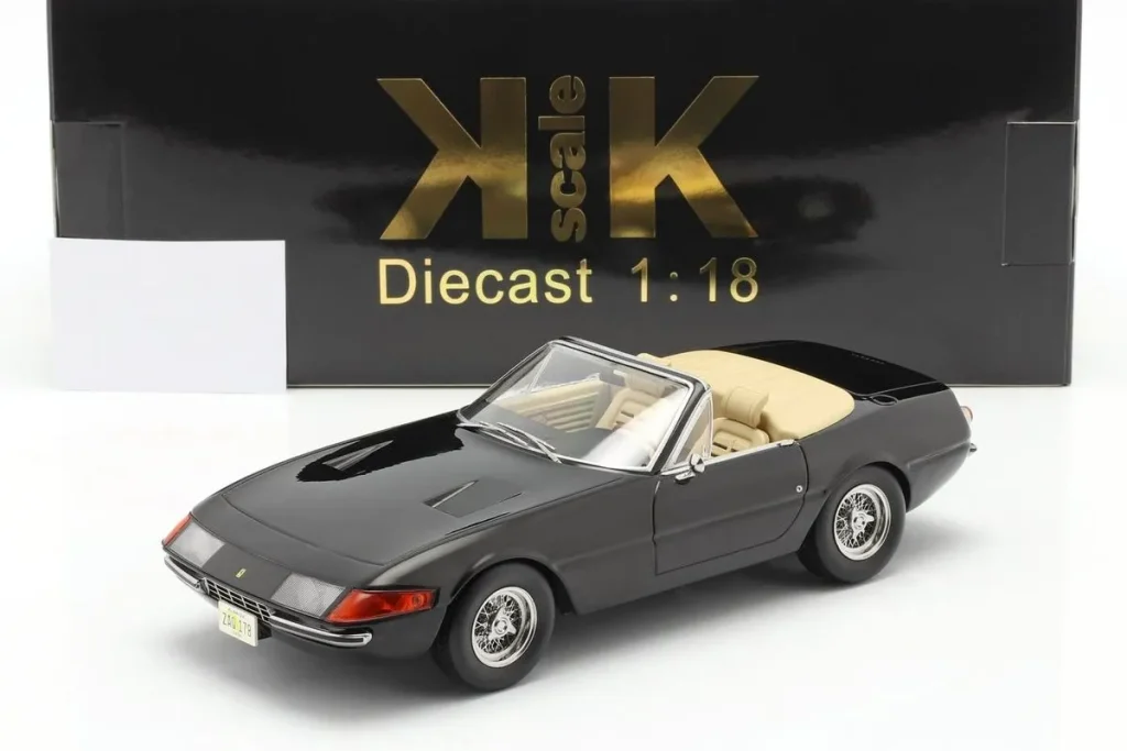 车型 1:18 Ferrari 365 GTB/4 Daytona Cabriolet 1. Serie US-Version 年 1969 黑色 KK-Scale