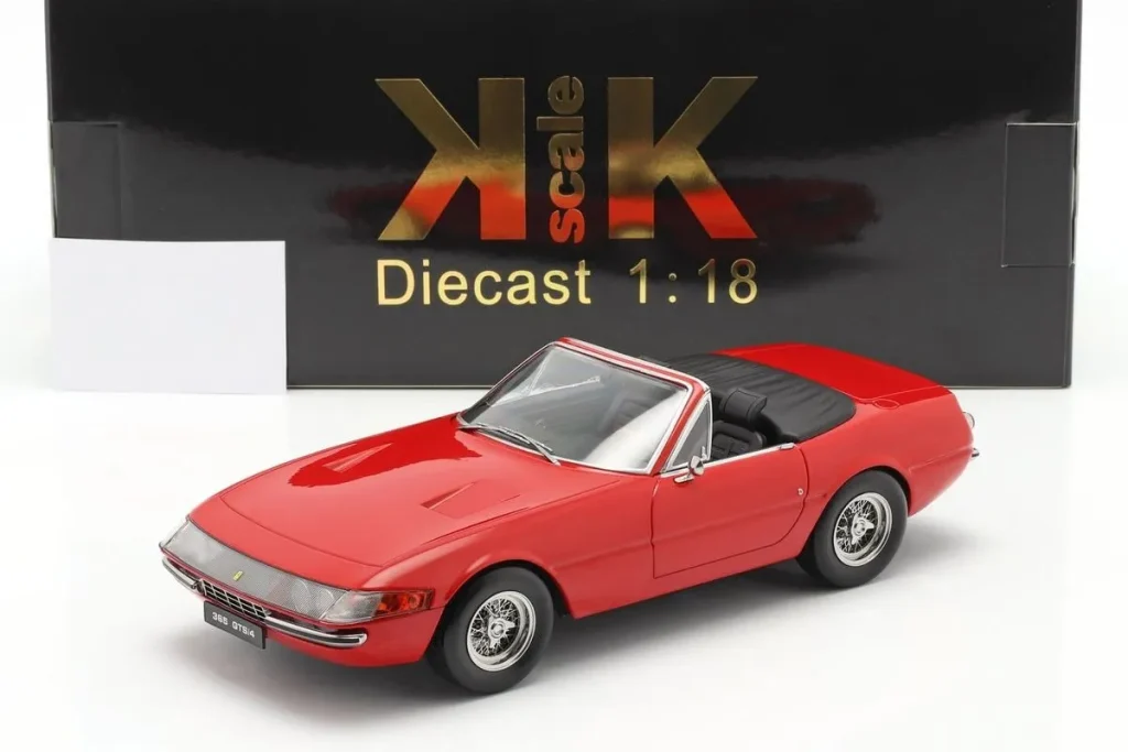 车型 1:18 Ferrari 365 GTB/4 Daytona Cabriolet 1. Serie 年 1969 红色 KK-Scale