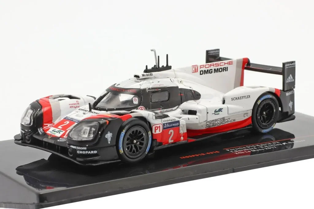 车型 1:43 Porsche 919 Hybrid #2 Timo Bernhard, Brendon Hartley, Earl Bamber 24 小时勒芒年 2017 Ixo