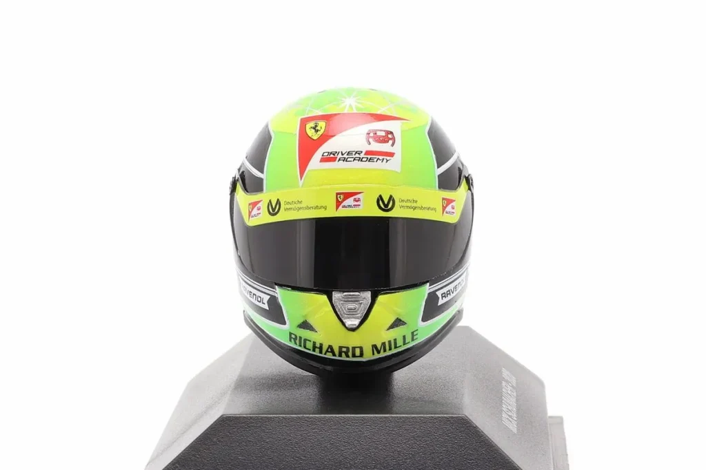 仿真赛车头盔 1:8 Mick Schumacher Prema Racing #20 Mick Schumacher Formel 2 Champion 年 2020 Schuberth