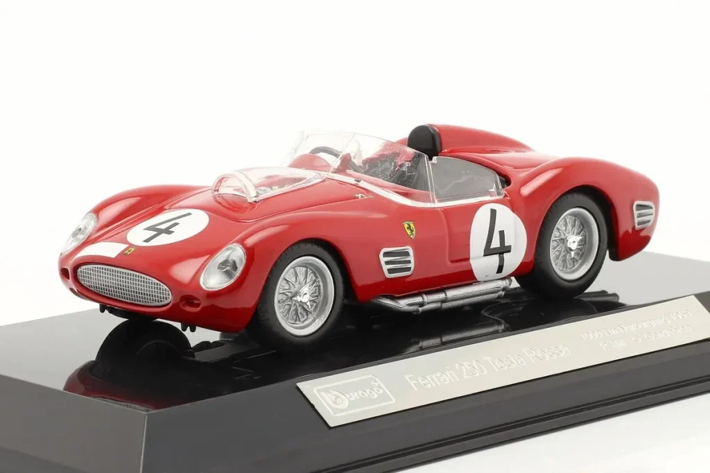 车型 1:43 Ferrari 250 Testa Rossa #4 Phil Hill, Olivier Gendebien 排名 2 1000km Nürburgring 年 1959 Bburago