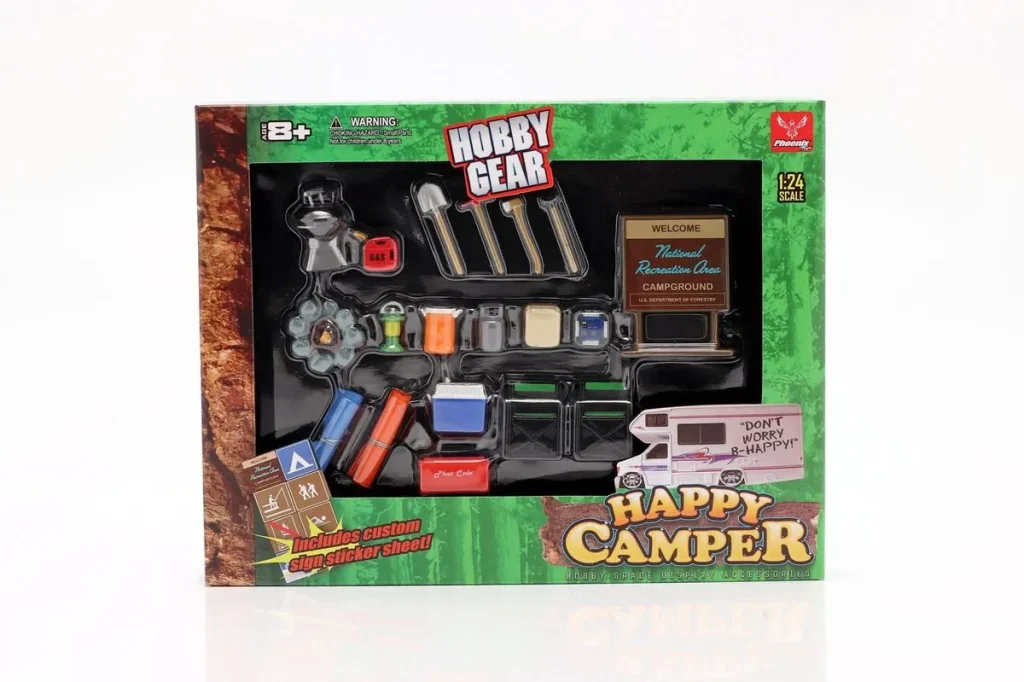 车型 1:24 Happy Camper Set Hobbygear