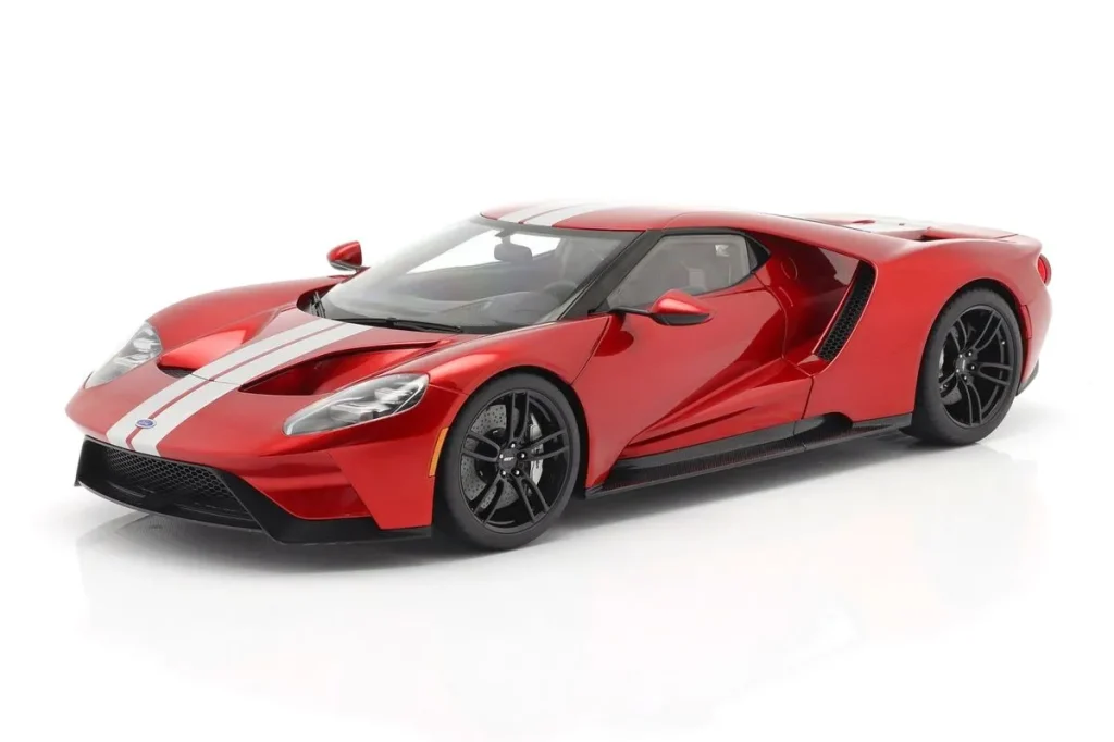 车型 1:12 Ford GT 年 2017 红色 / 银 AUTOart