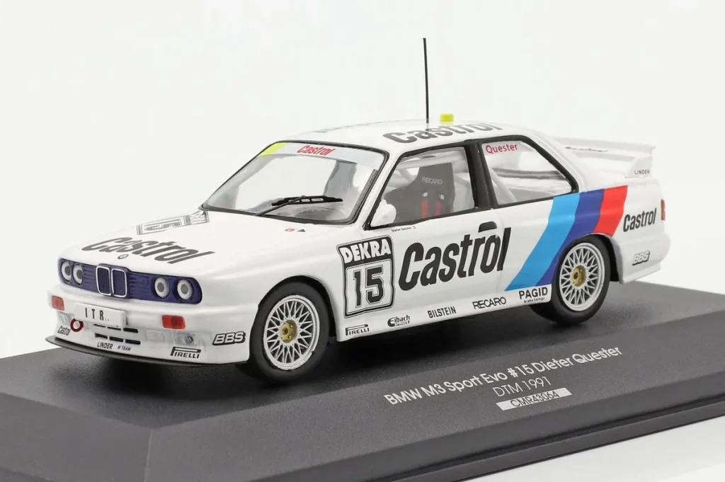 车型 1:43 BMW M3 Sport Evolution #15 Dieter Quester DTM 年 1991 CMR