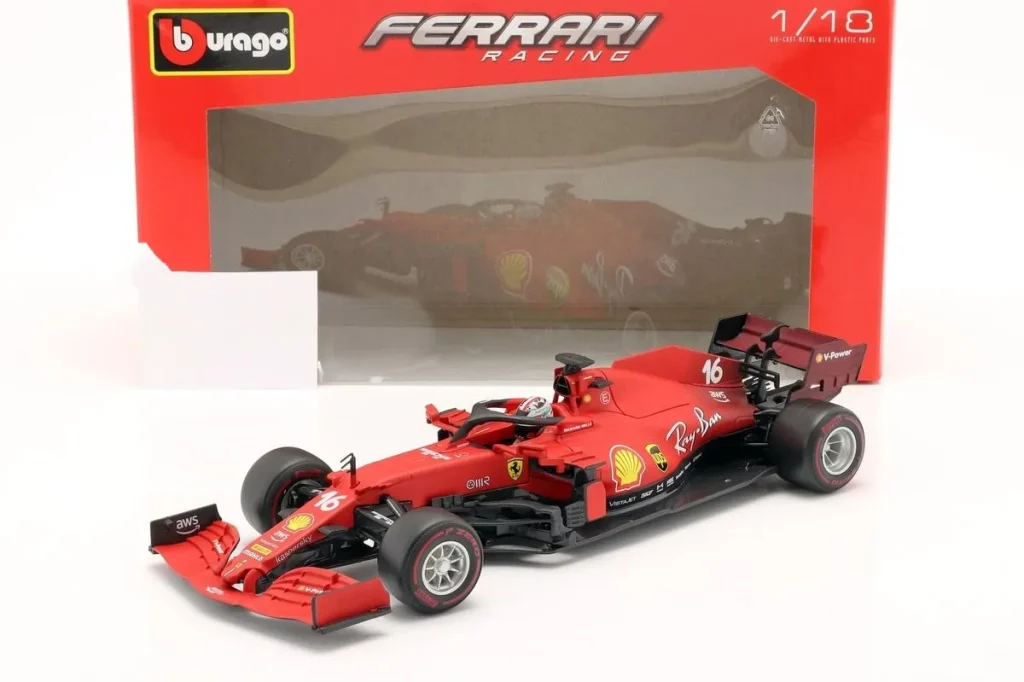 车型 1:18 Ferrari SF21 #16 Charles Leclerc 一级方程式年 2021 Bburago