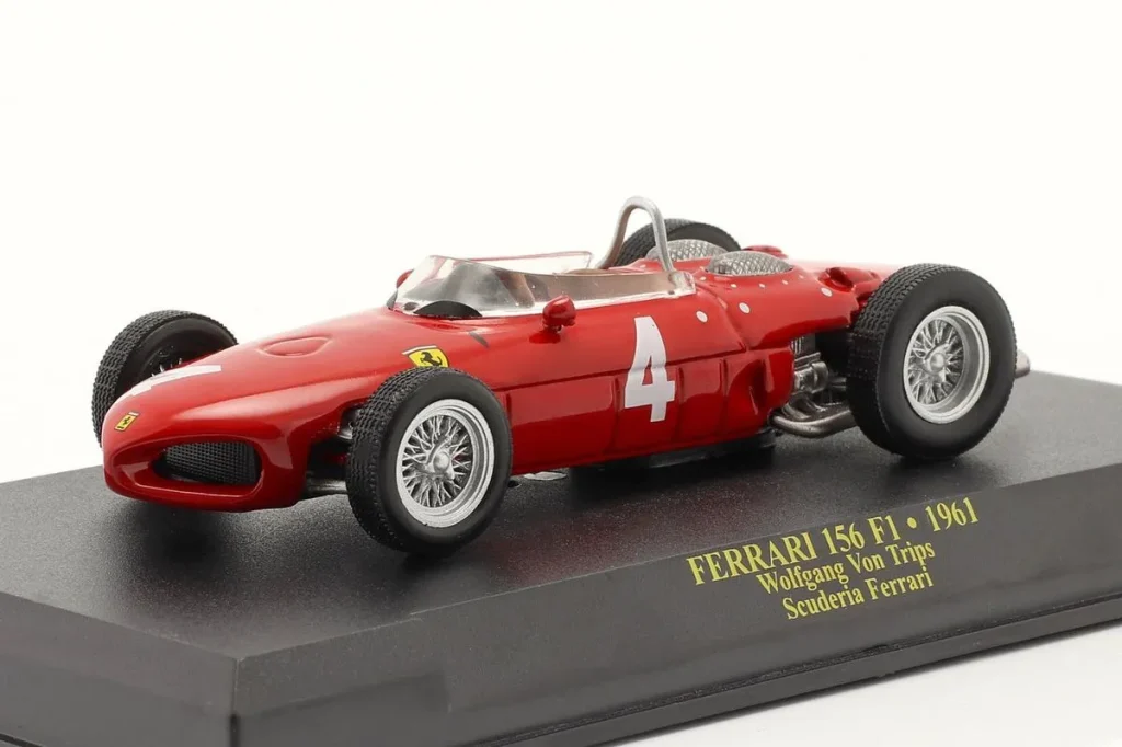 车型 1:43 Ferrari 156 #4 Wolfgang Graf Berghe von Trips 一级方程式年 1961 Altaya CK72110