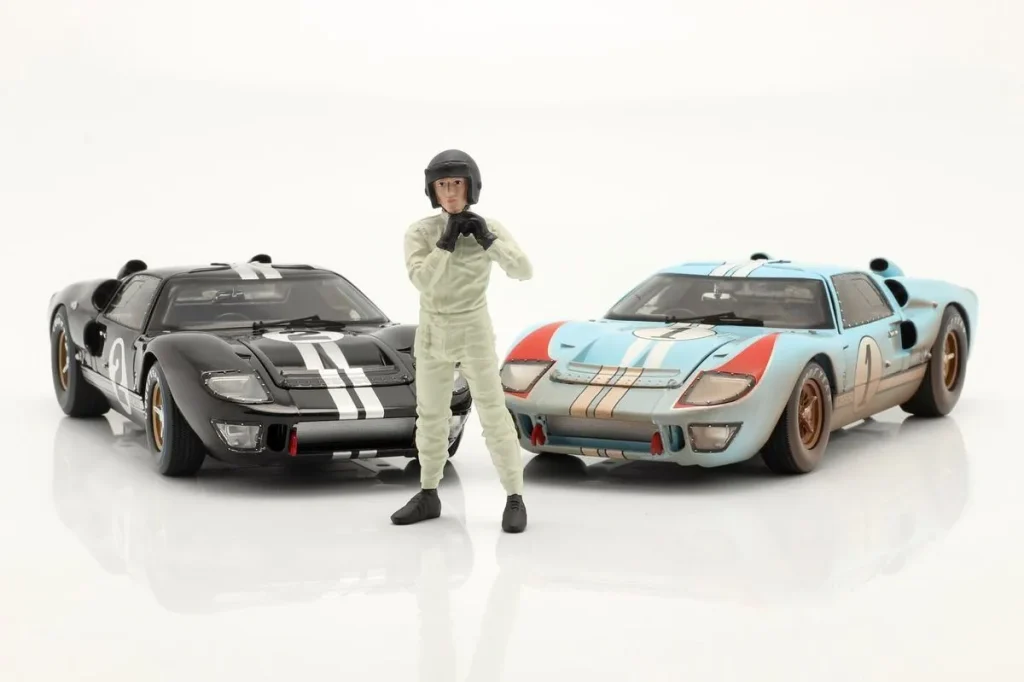 figure 1:18 Race Day Serie 1 #1 Rennfahrer 60er Jahre American Diorama