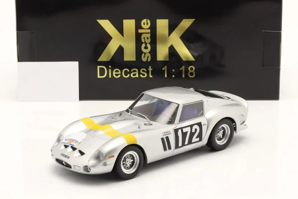 车型 1:18 Ferrari 250 GTO #172 Lucien Bianchi, Georges Berger 冠军拉力赛 Tour de France 年 1964 KK-Scale