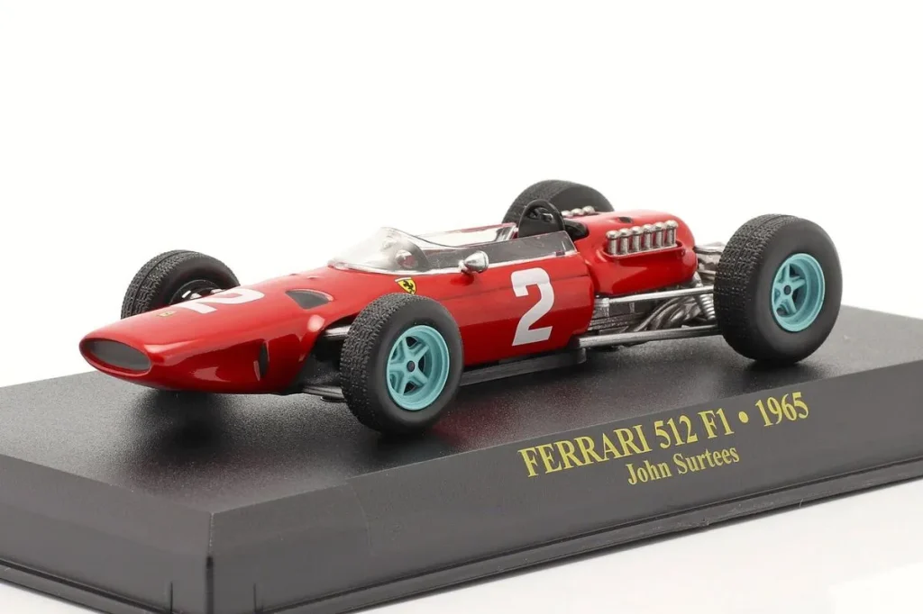 车型 1:43 Ferrari 1512 #2 John Surtees 一级方程式年 1965 Altaya