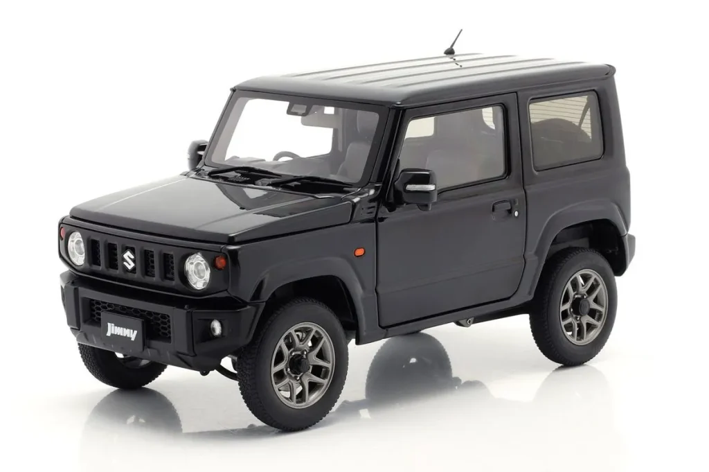 โมเดลรถ 1:18 Suzuki Jimny (JB64) RHD ปี 2018 สีดำ (bluish ดำ pearl) AUTOart