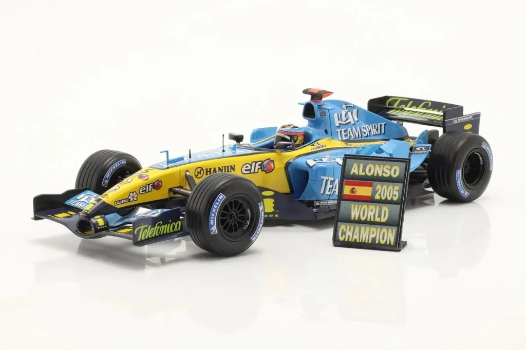 车型 1:18 Renault R25 Fernando Alonso 一级方程式世界冠军年 2005 Cartrix