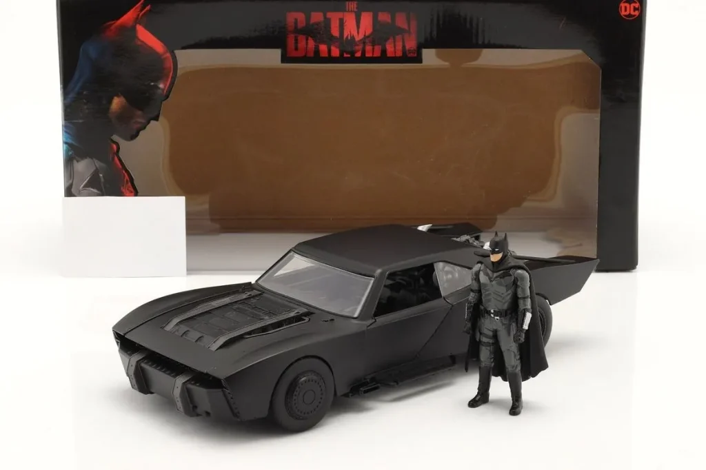 手办 1:18 Batmobile Batman Film The Batman 黑色 Jadatoys