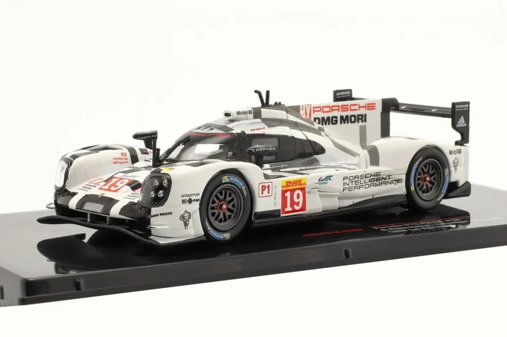 车型 1:43 Porsche 919 Hybrid #19 Nico Hülkenberg, Earl Bamber, Nick Tandy 1000km Spa 年 2015 Ixo