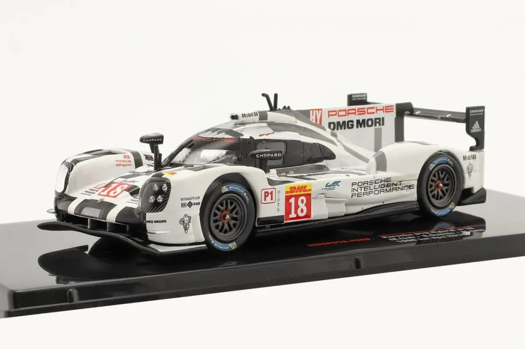 车型 1:43 Porsche 919 Hybrid #18 Marc Lieb, Romain Dumas, Neel Jani 1000km Spa 年 2015 Ixo