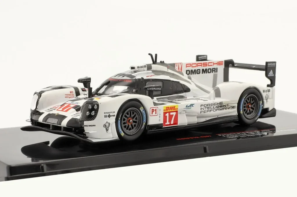 Model 1:43 Porsche 919 Hybrid #17 Timo Bernhard, Mark Webber, Brendon Hartley 1000km Spa year 2015 Ixo