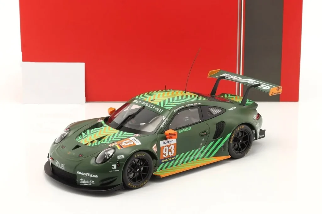 车型 1:18 Porsche 911 RSR #93 Michael Fassbender, Felipe Fernandez Laser, Richard Lietz ELMS (European LeMans Series) 年 2020 Ixo