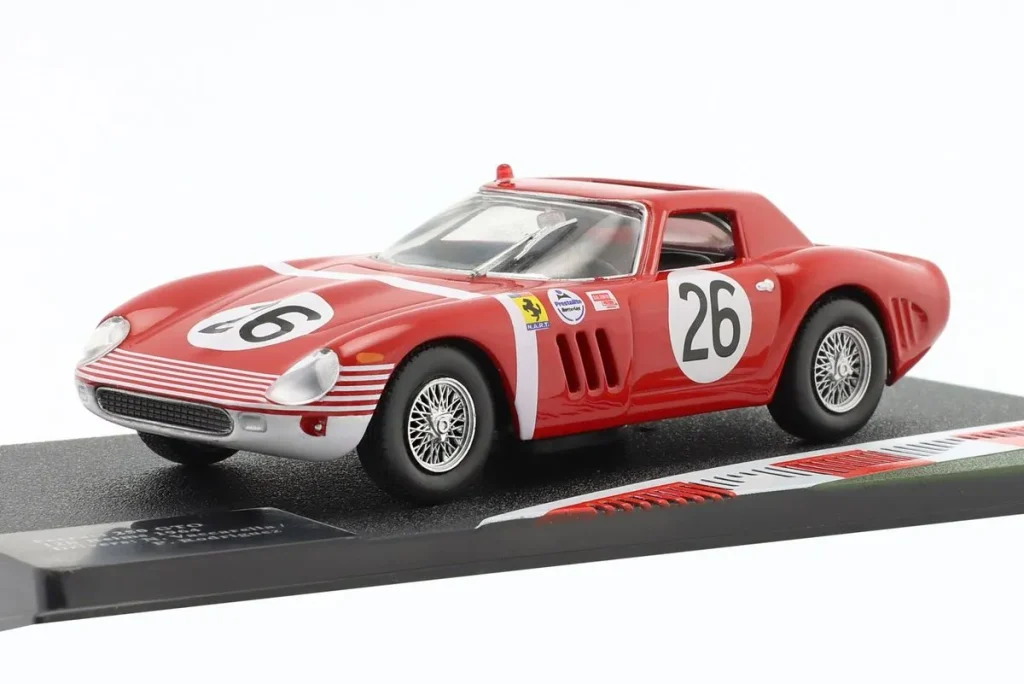 车型 1:43 Ferrari 250 GTO #26 Nino Vaccarella, Pedro Rodríguez 12h Reims 年 1964 Altaya