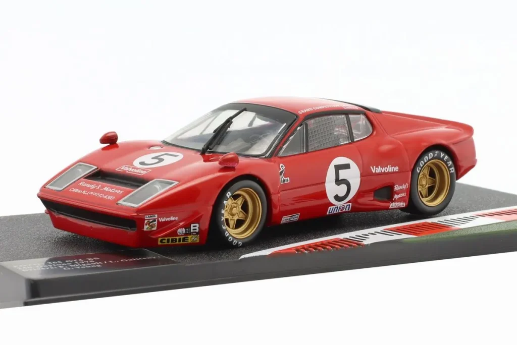 车型 1:43 Ferrari 365 GT4 BB #5 François Migault, Lucien Guitteny, Gregg Young 24h Daytona 年 1978 Altaya