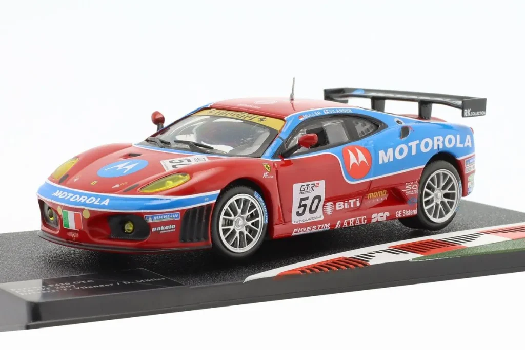车型 1:43 Ferrari F430 GTC #50 Toni Vilander, Dirk Müller 冠军 FIA GT 年 2007 Altaya