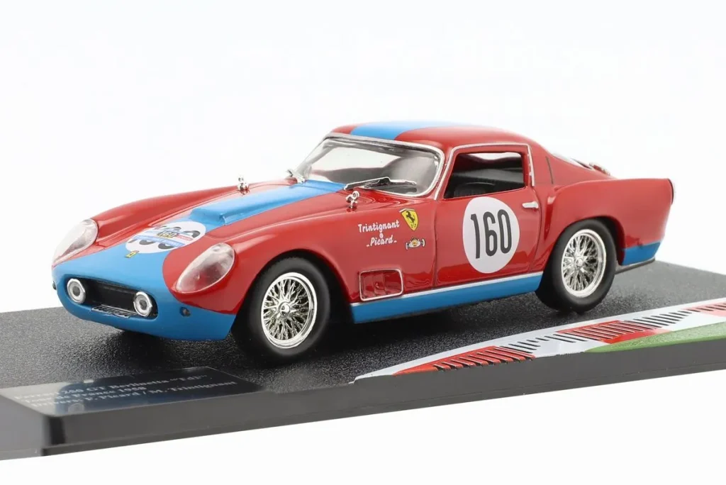车型 1:43 Ferrari 250 GT Berlinetta #160 Maurice Trintignant, Picard Xavier Picard 排名 2 拉力赛 Tour de France 年 1958 Altaya