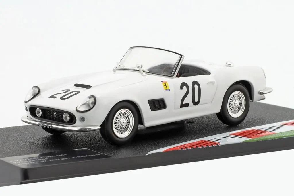 车型 1:43 Ferrari 250 California #20 William Sturgis, Jo Schlesser 24 小时勒芒年 1960 Altaya