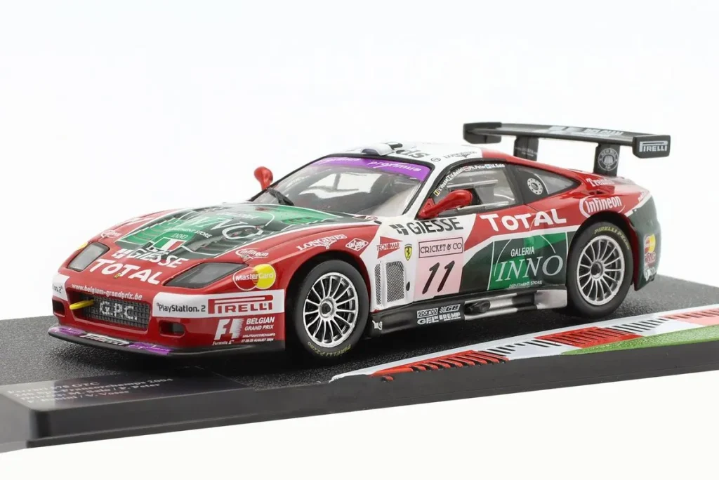 车型 1:43 Ferrari 575 Maranello GTC #11 Fabio Babini, Mika Salo, Vincent Vosse, Philipp Peter 排名 2 24h Spa 年 2004 Altaya