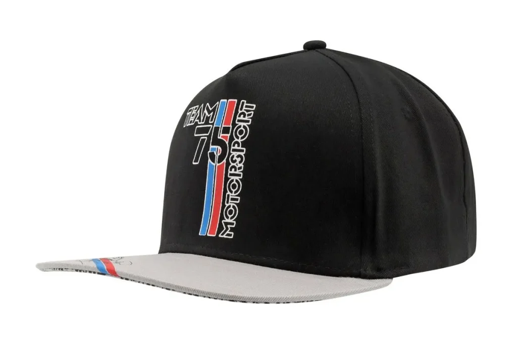 หมวกแก๊ป Snap Flat Brim Team75 Motorsport สีดำ / เทา / แดง / น้ำเงิน