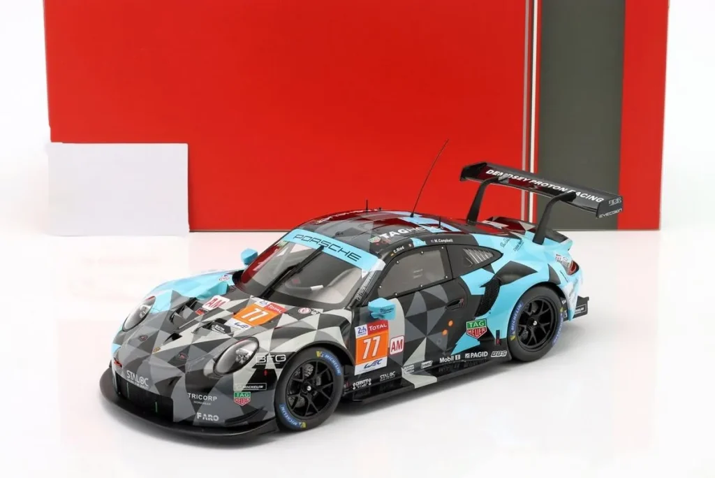 车型 1:18 Porsche 911 RSR #77 Matt Campbell, Riccardo Pera, Christian Ried 24 小时勒芒年 2020 Ixo