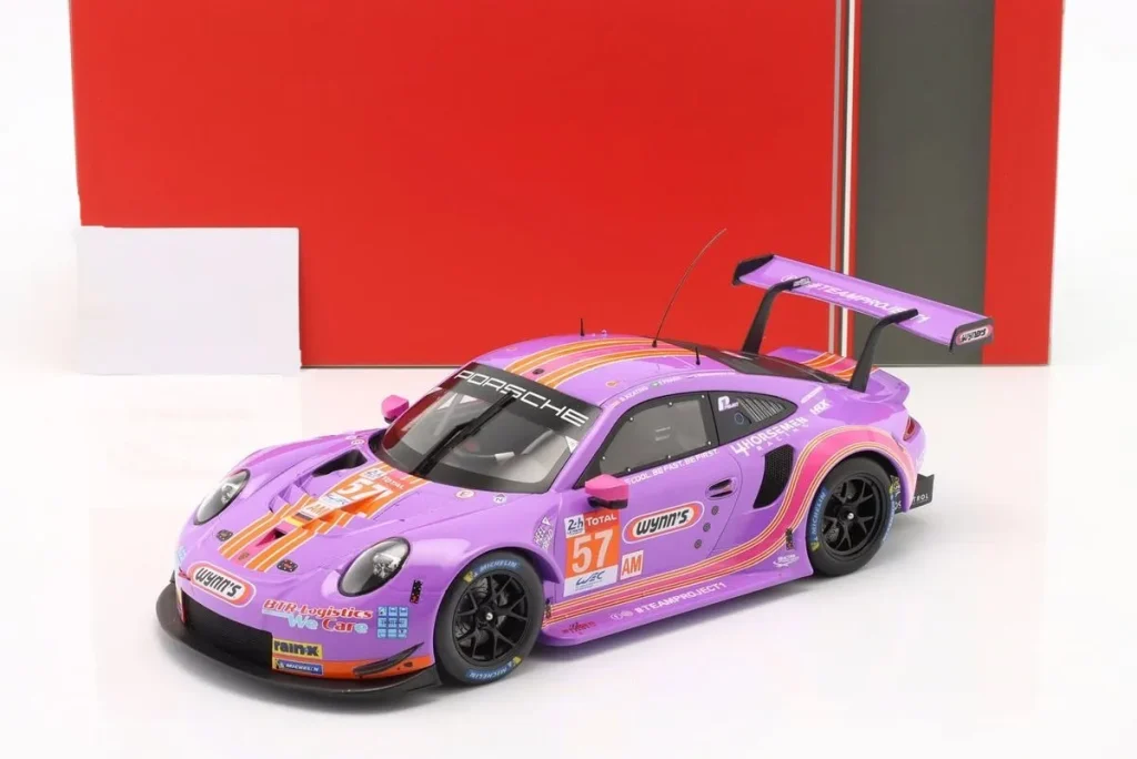车型 1:18 Porsche 911 RSR #57 Jeroen Bleekemolen, Felipe Fraga, Ben Keating 24 小时勒芒年 2020 Ixo