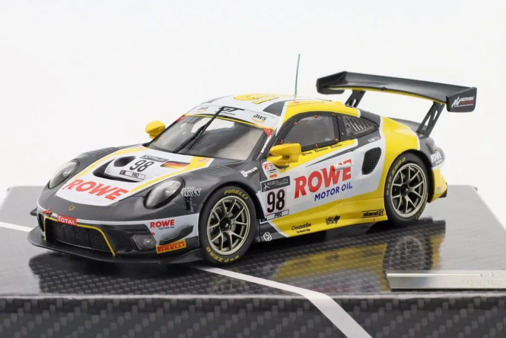 车型 1:43 Porsche 911 GT3 R #98 Earl Bamber, Nick Tandy, Laurens Vanthoor 冠军 24h Spa 年 2020 Ixo