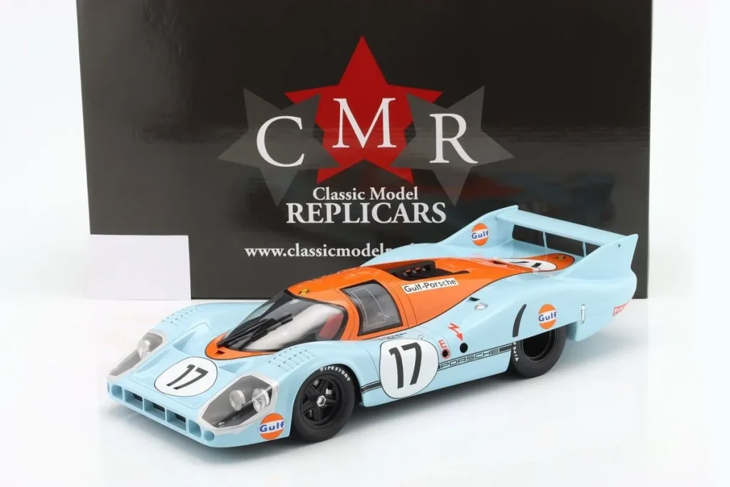 Model 1:12 Porsche 917 LH #17 Joseph Siffert, Derek Bell 24 hours Le Mans year 1971 CMR