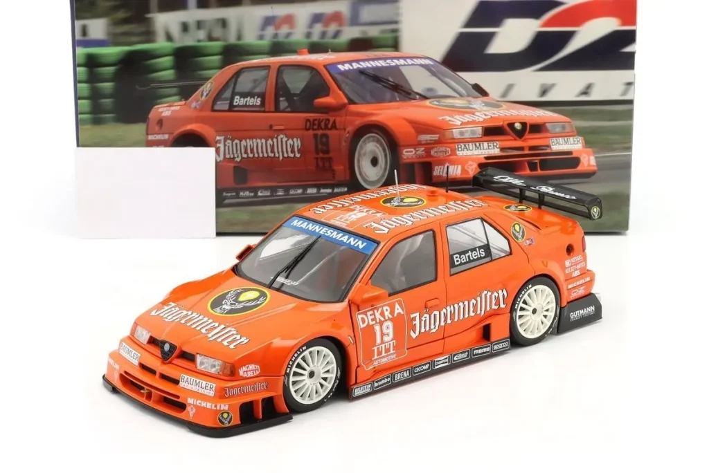 车型 1:18 Alfa Romeo 155 V6 TI “Jägermeister” #19 Michael Bartels DTM / ITC 年 1995 WERK83