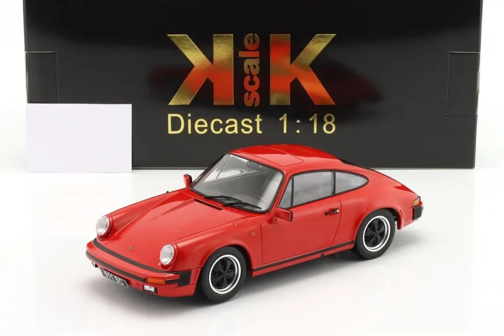 Model 1:18 Porsche 911 SC Coupé year 1983 red KK-Scale
