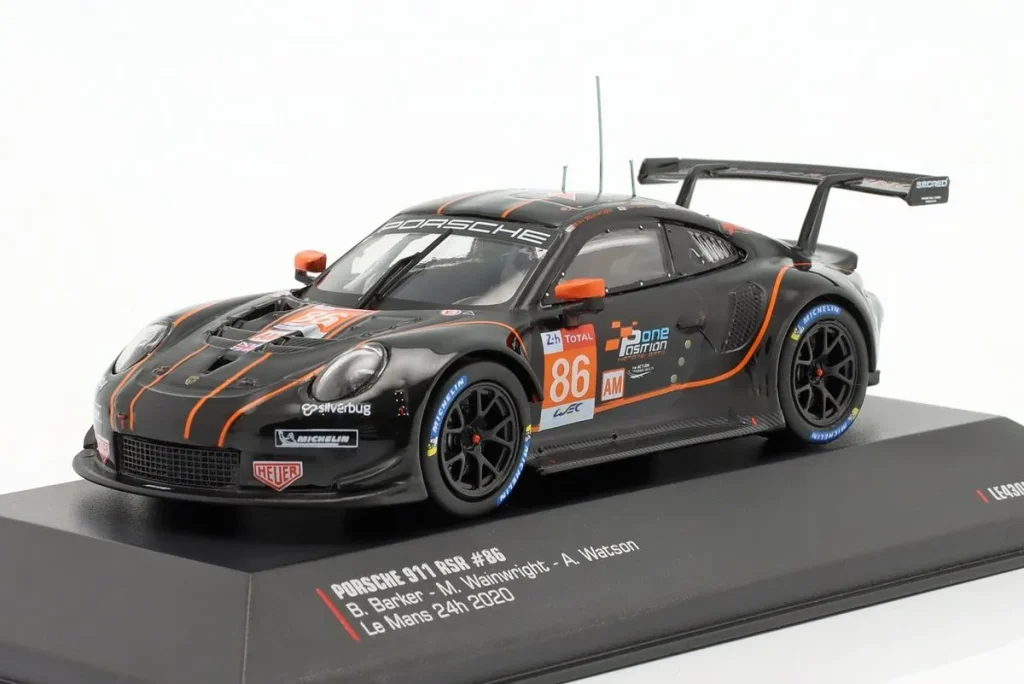 车型 1:43 Porsche 911 RSR #86 Ben Barker, Mike Wainwright, Andrew Watson 24 小时勒芒年 2020 Ixo