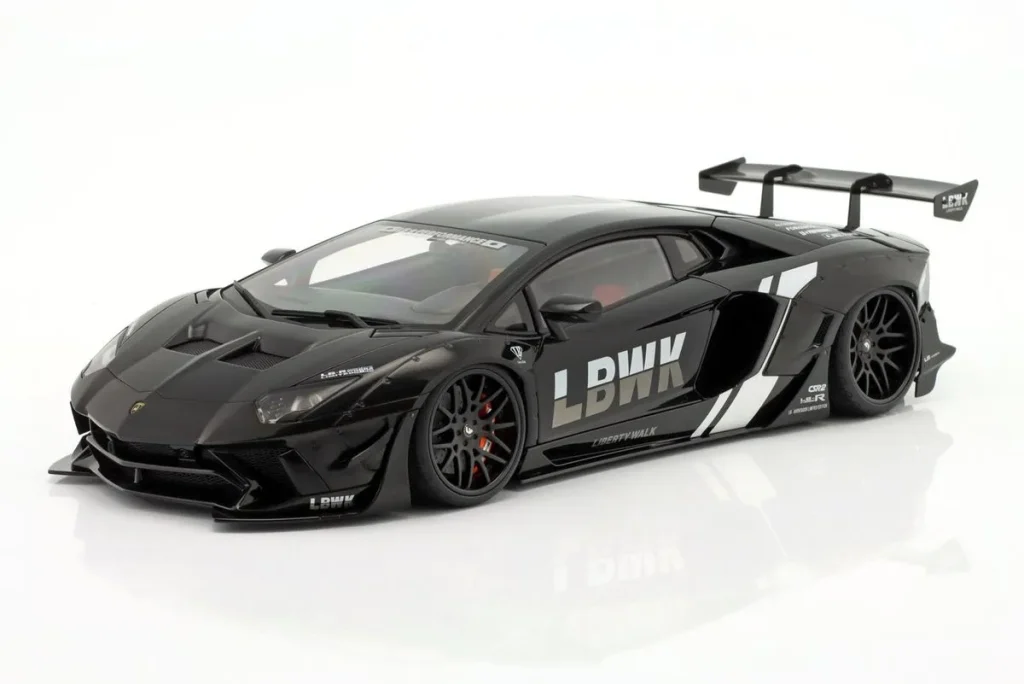 车型 1:18 LB-Works Lamborghini Aventador Limited Edition “LBWK Livery” 黑色 AUTOart