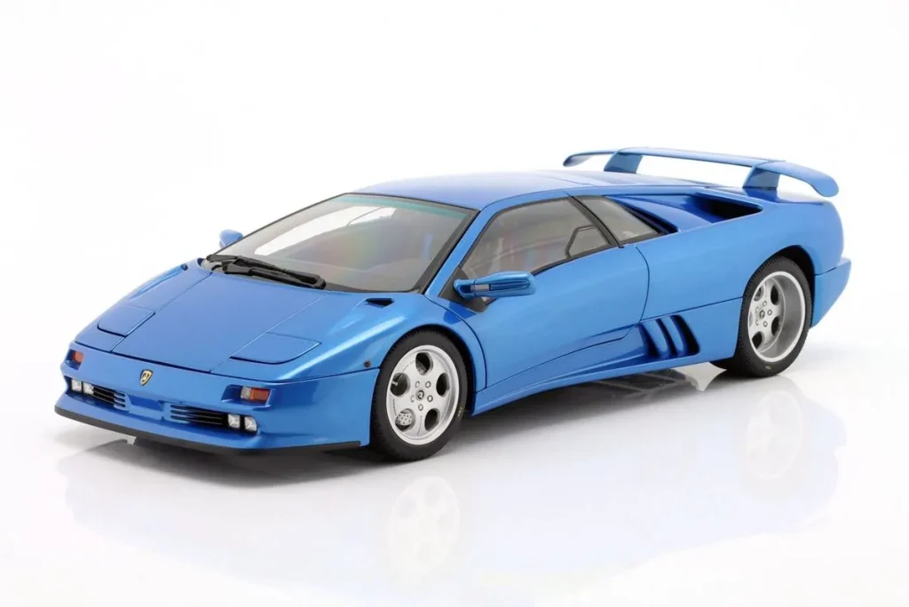 โมเดลรถ 1:18 Lamborghini Diablo SE30 ปี 1993 สีน้ำเงิน เมทัลลิก (blu sirena) AUTOart