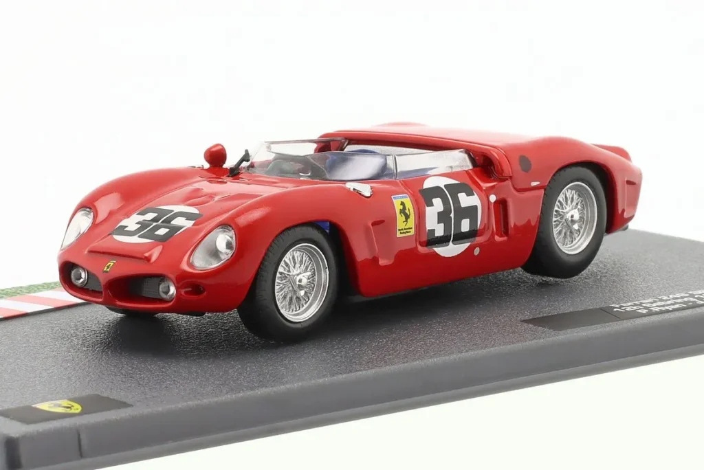 Model 1:43 Ferrari 248 SP #36 Peter Ryan, John Fulp 12h Sebring year 1962 Altaya